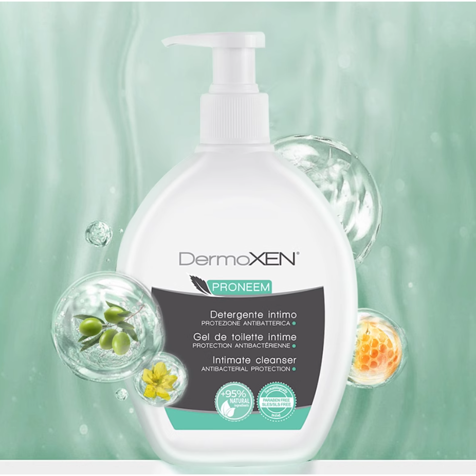 DERMOXEN Female Propolis Intimate Cleanser 200ml | Gentle Daily Intimate Wash with Natural Propolis Extract